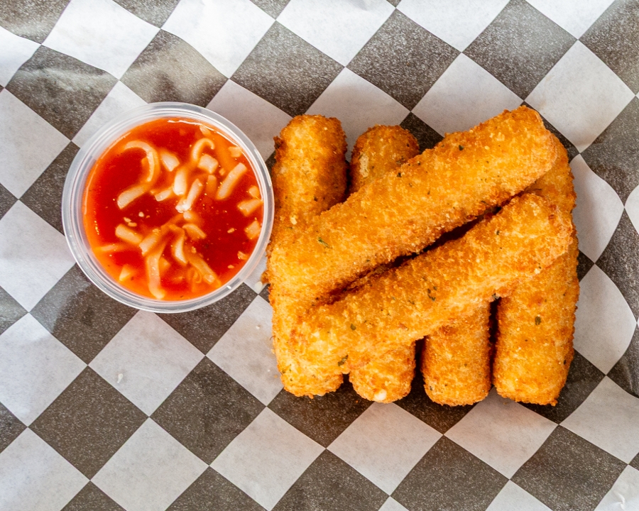 Fried Mozzarella Sticks.