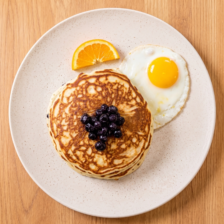 Kid Cake with Egg.