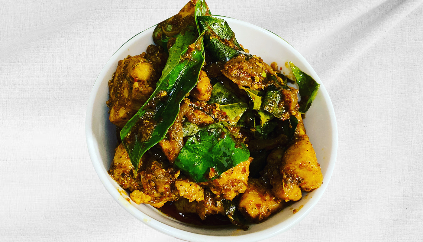 Curry Leaf Chicken.
