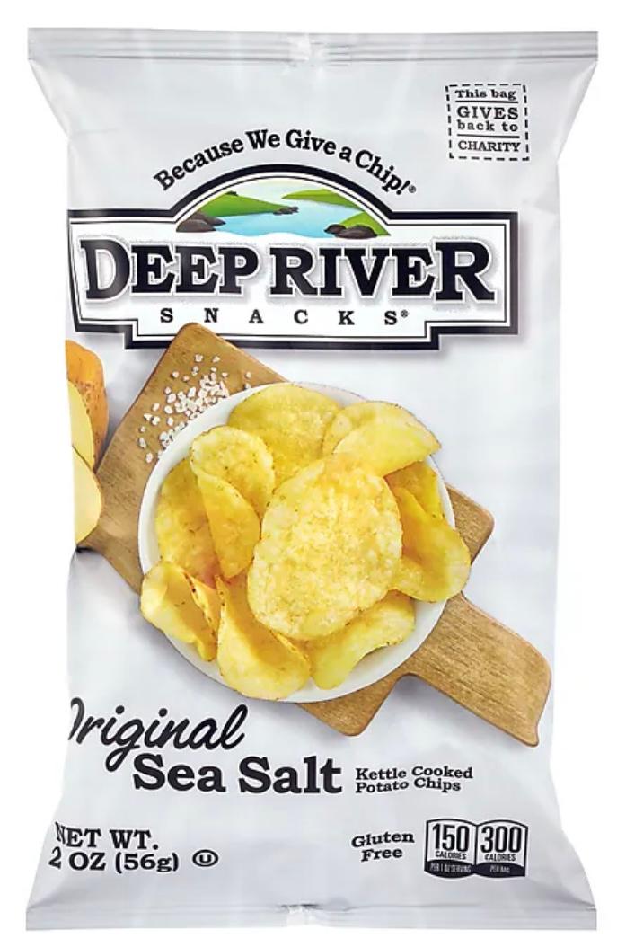 Deep River Original Salted Chips.