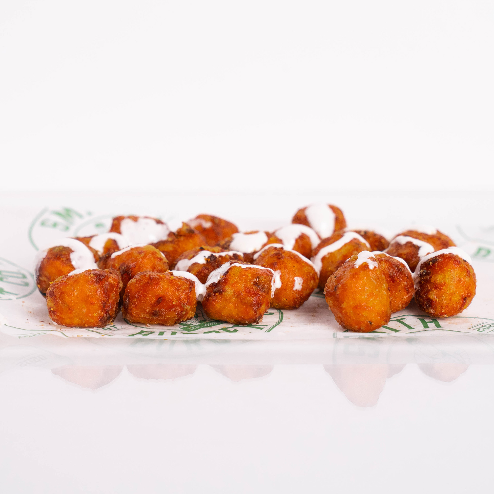 SWEET POTATO TOTS.