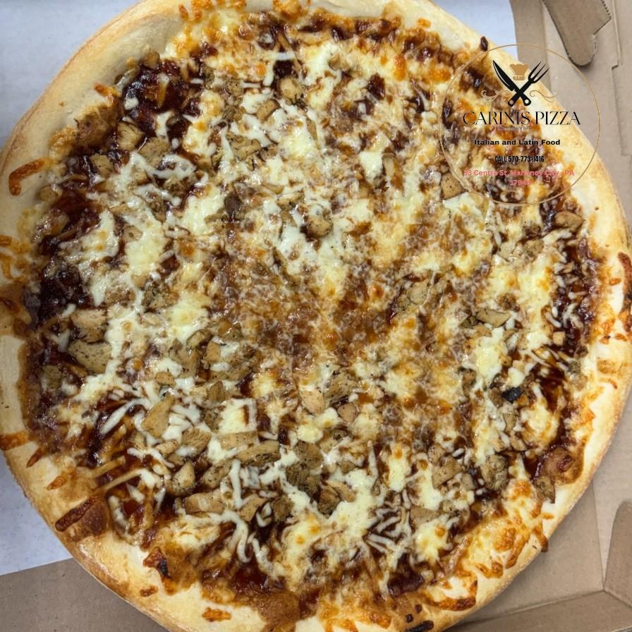 BBQ Chicken Pizza.