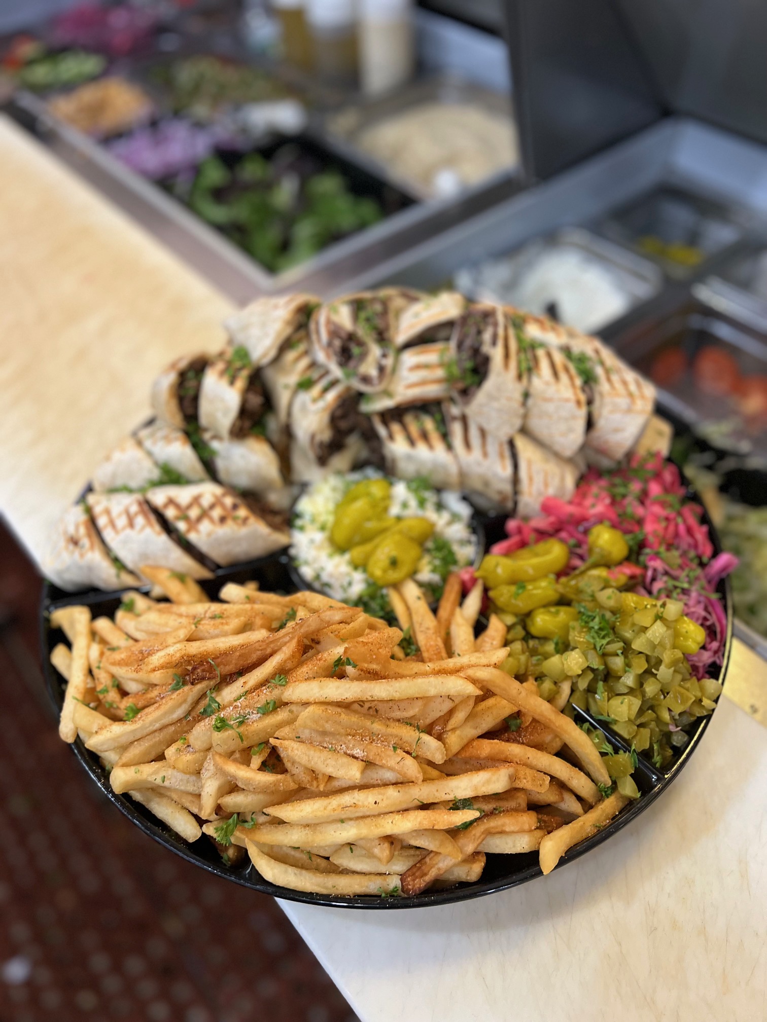 Party Tray for 10 people.