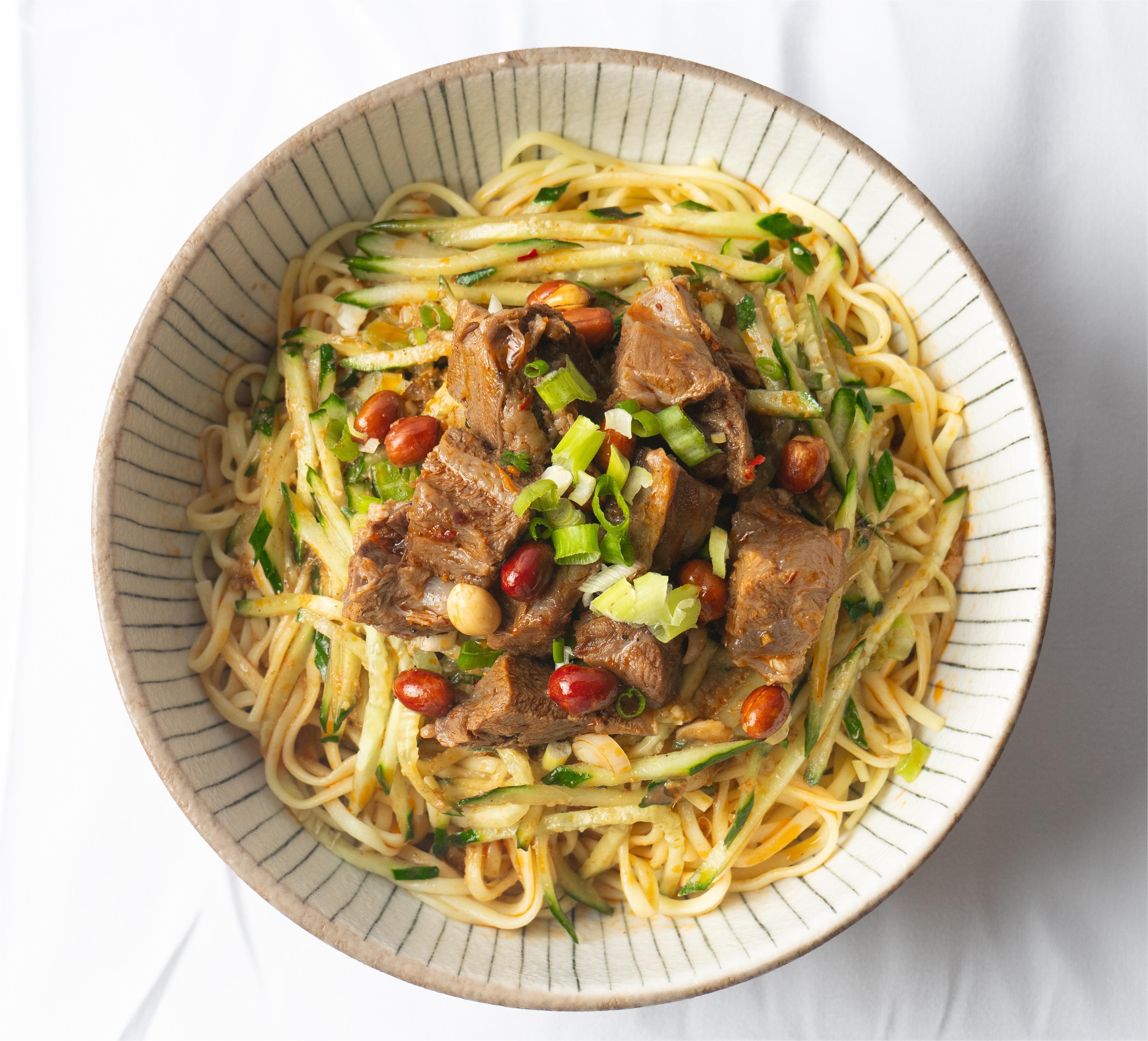 Beef Cold Noodle / 牛肉凉面.
