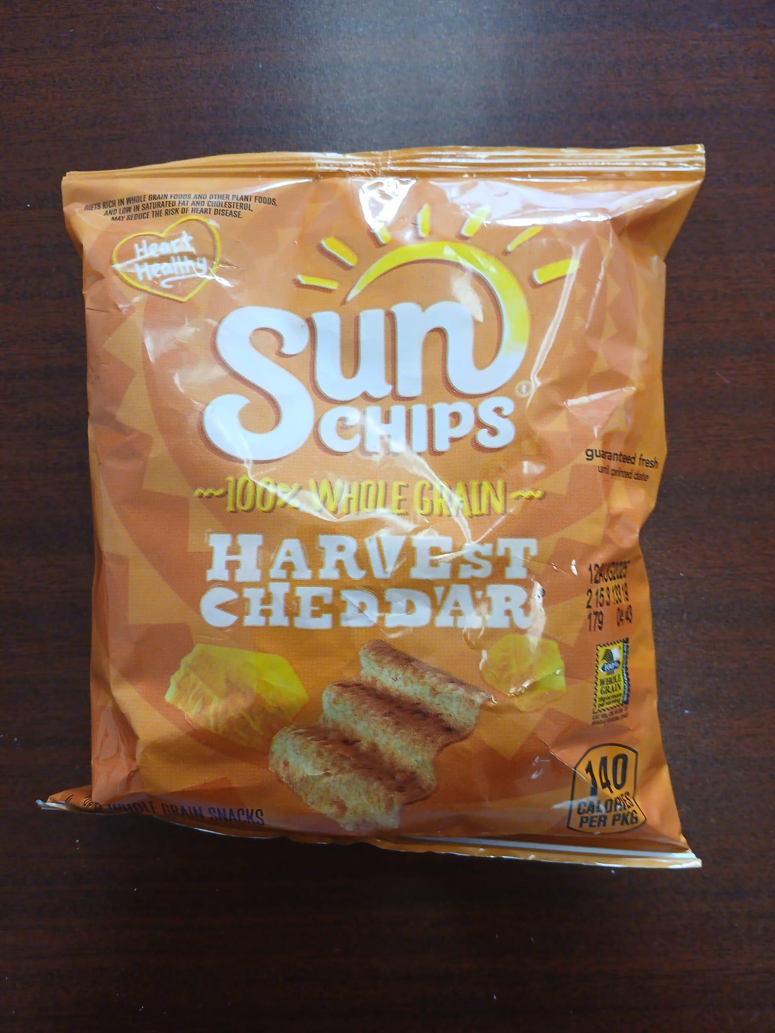 Cheddar Sun Chips.