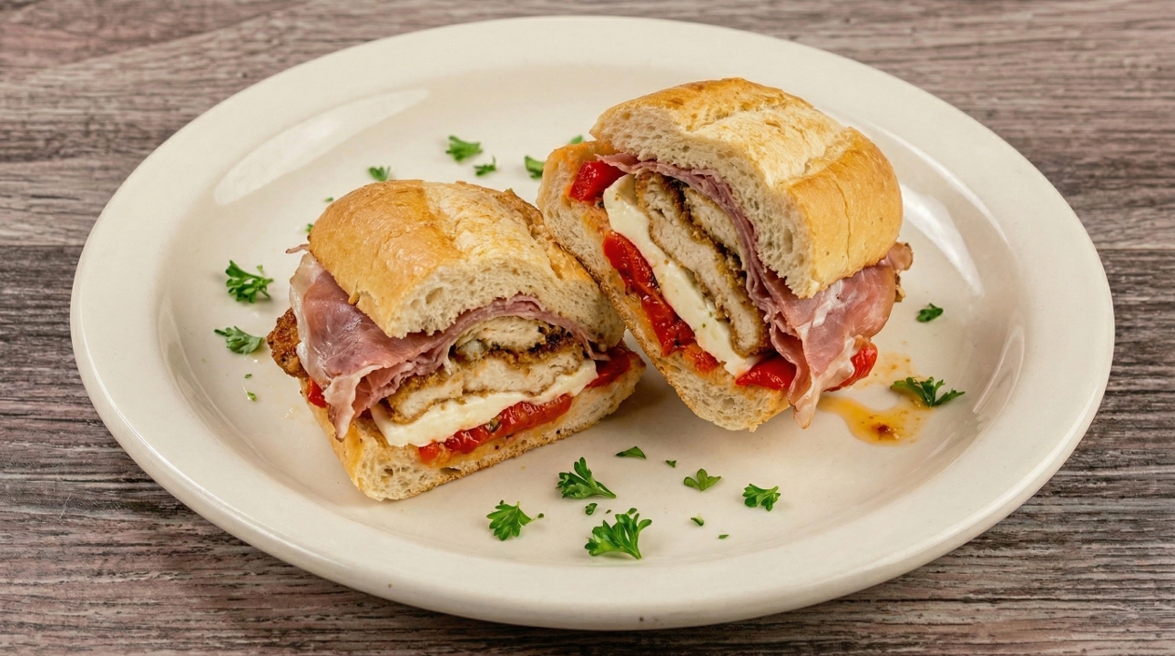 Chicken Scarpariello Sandwich.