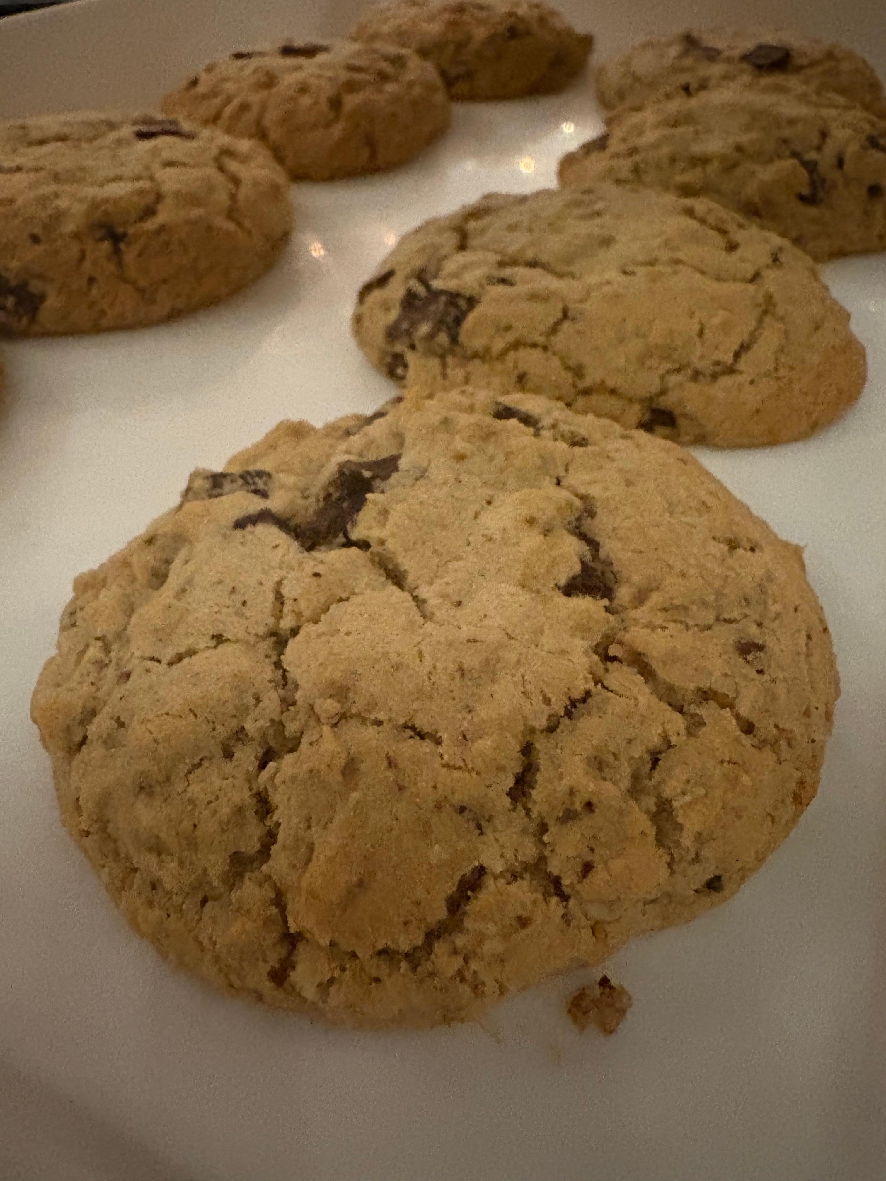 3 Snickerdoodles cookies.