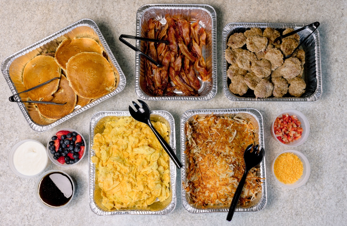 Breakfast Feast: Bowl & Pancake Bar.