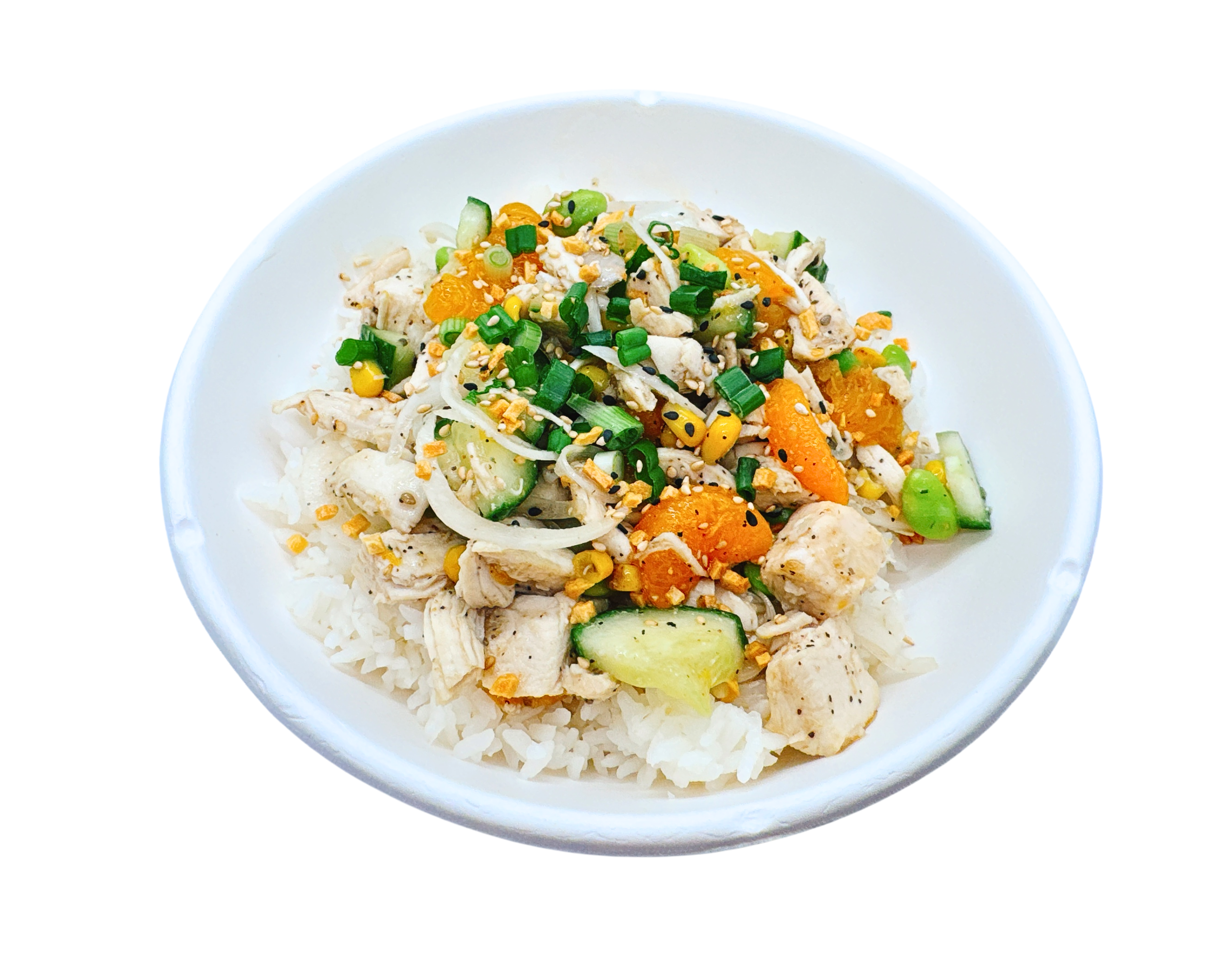 Sesame Ginger Chicken Poke - Regular (2 proteins).