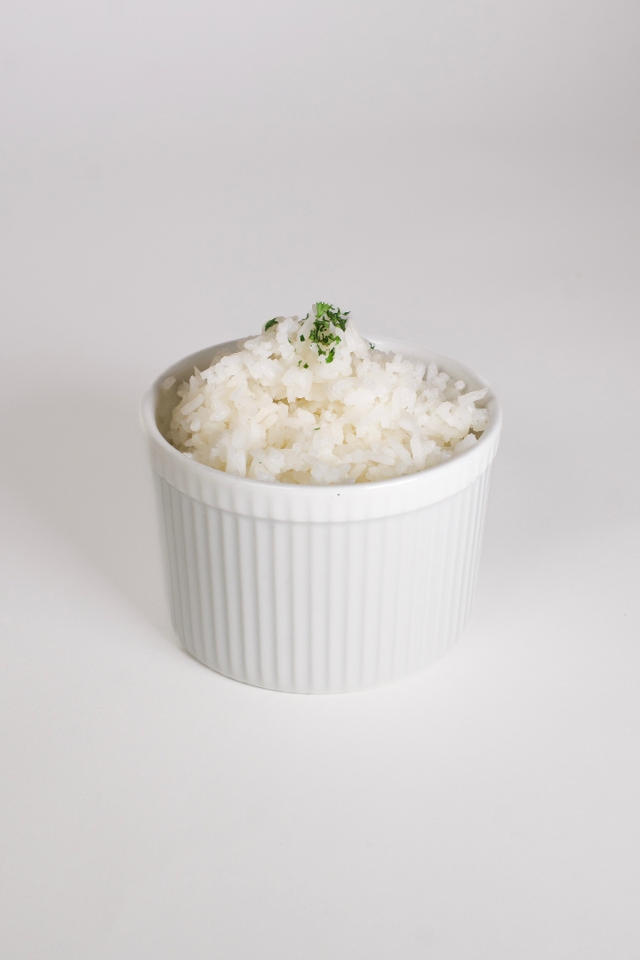 White Steam Jasmine Rice.