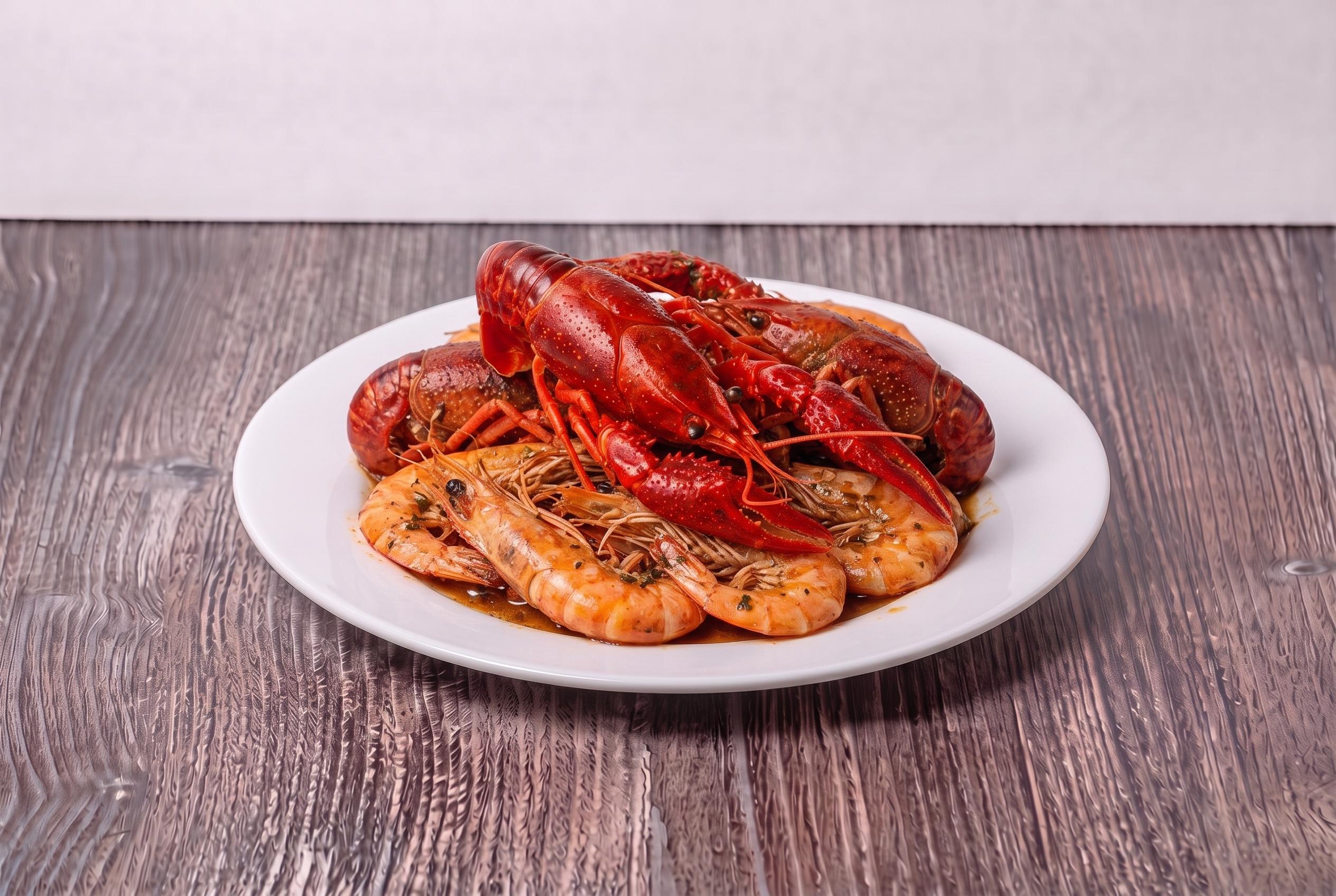 Half Shrimp Half Crawfish.