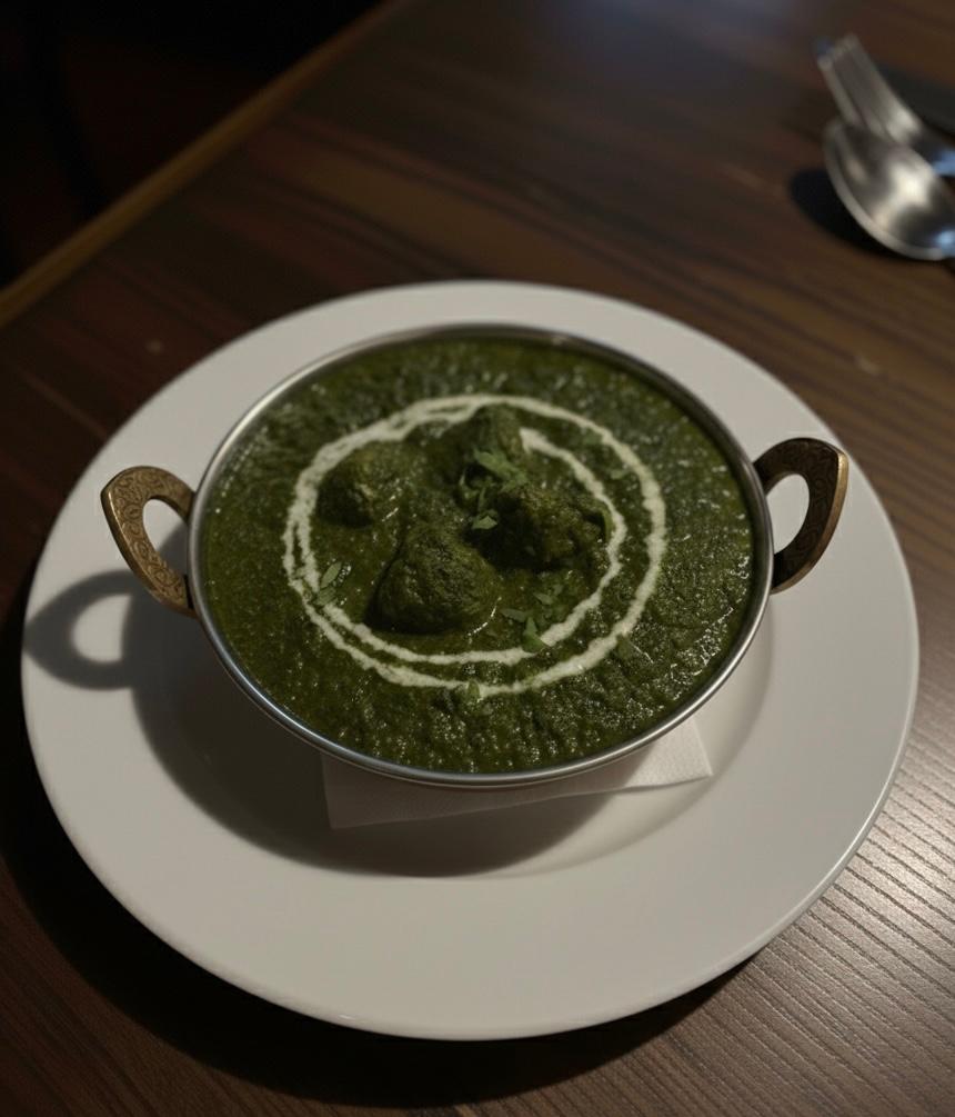 Saag Chicken.