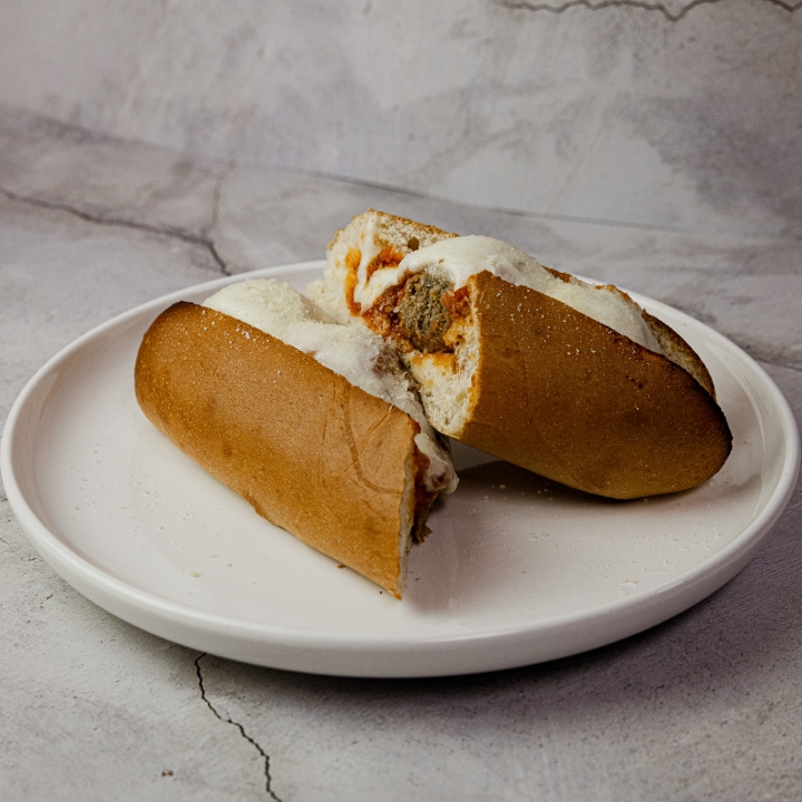 Meatball Parmigiano Sub.