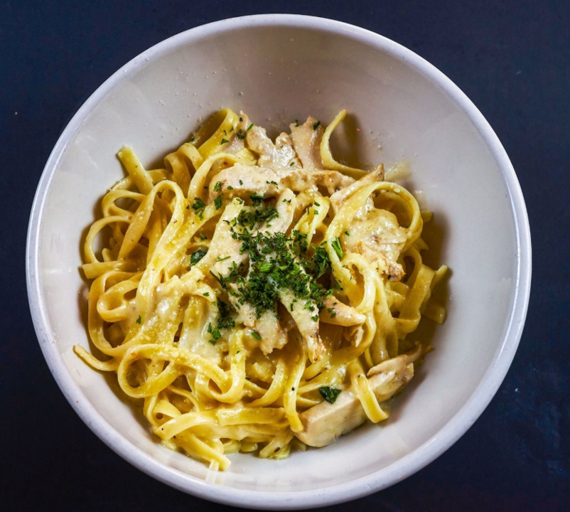 Fettuccine Alfredo.