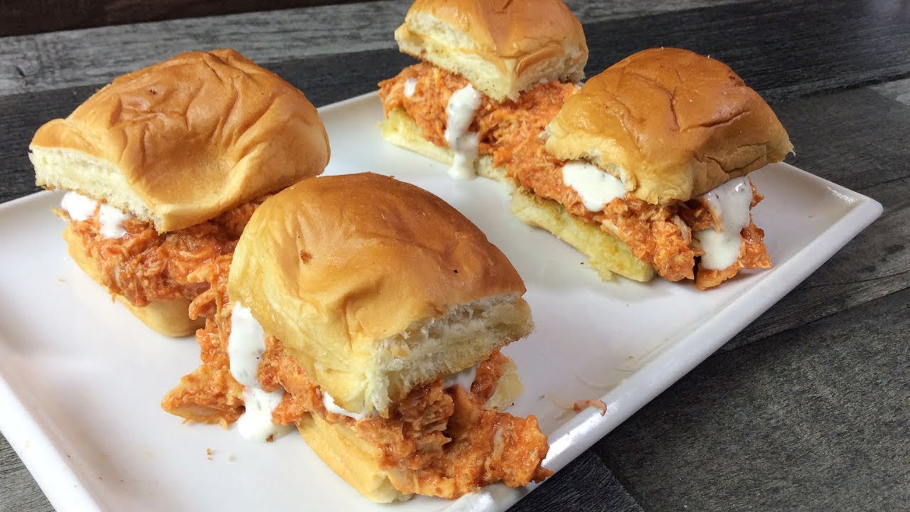 Chicken Slider with Fries.