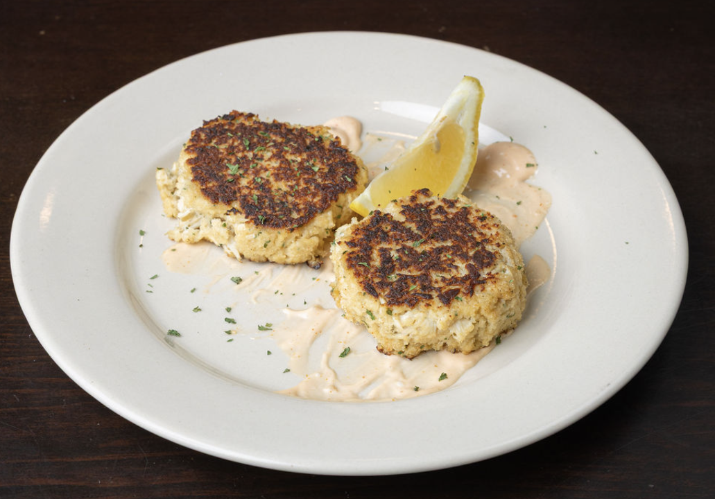 CRAB CAKES APPETIZER.