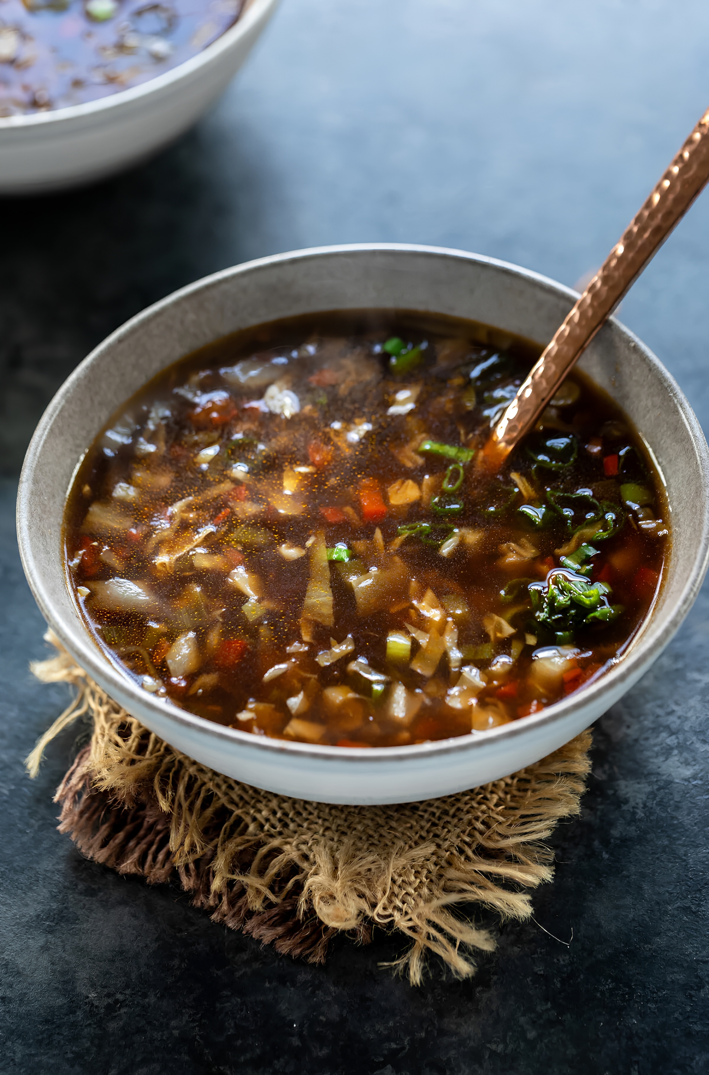 Veg Hot & Sour Soup (16 oz).