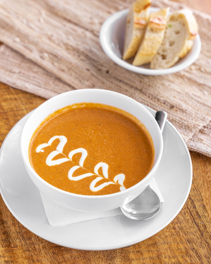 Tomato Basil Soup.