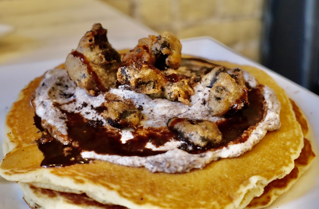Cookies & Cream Pancakes.