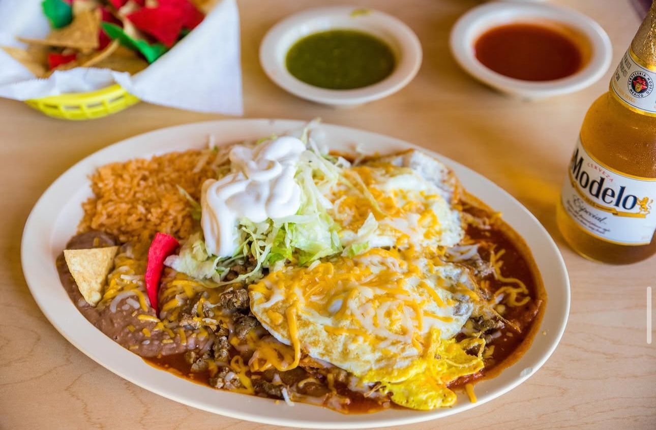 Carne Asada Chilaquiles.