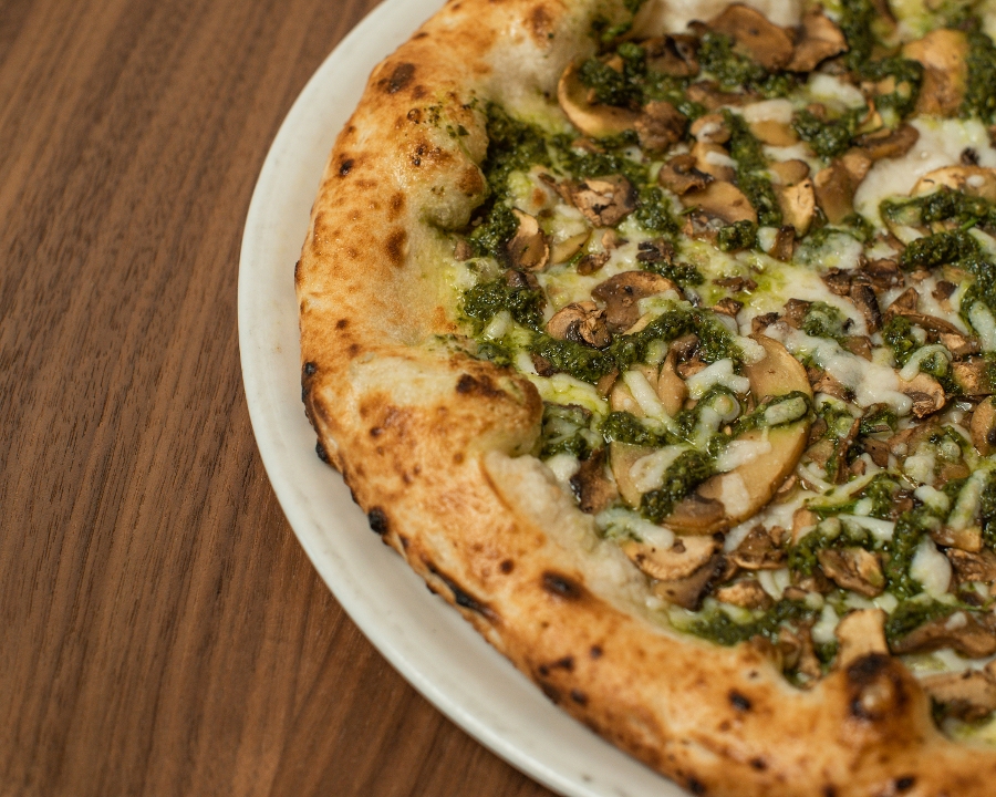 Vegan Pesto & Mushroom.