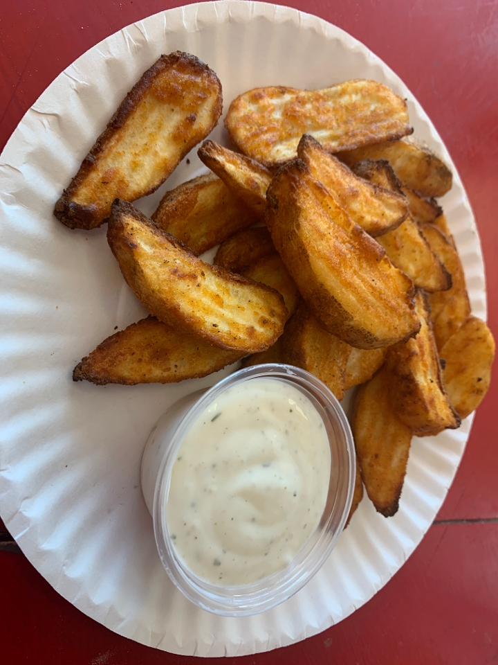 Potato Wedges.
