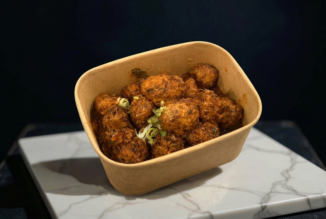 Veg Manchurian.