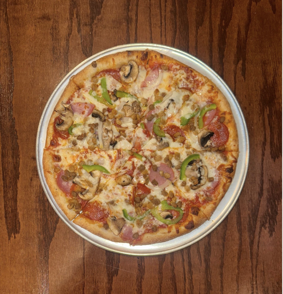 Niki's Special Pizza.