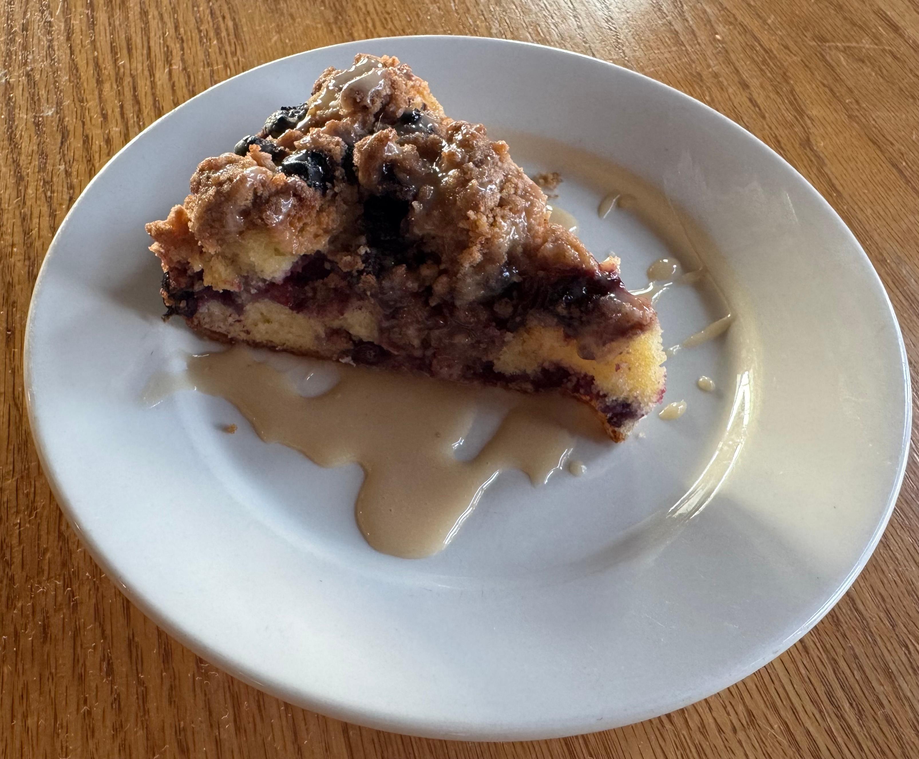 Lemon Blueberry Crumb Cake.