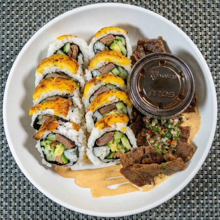 Steak Sushi Roll.