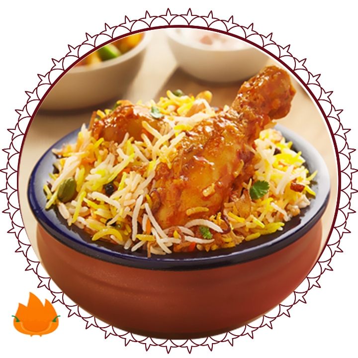Dum Biryani Chicken.