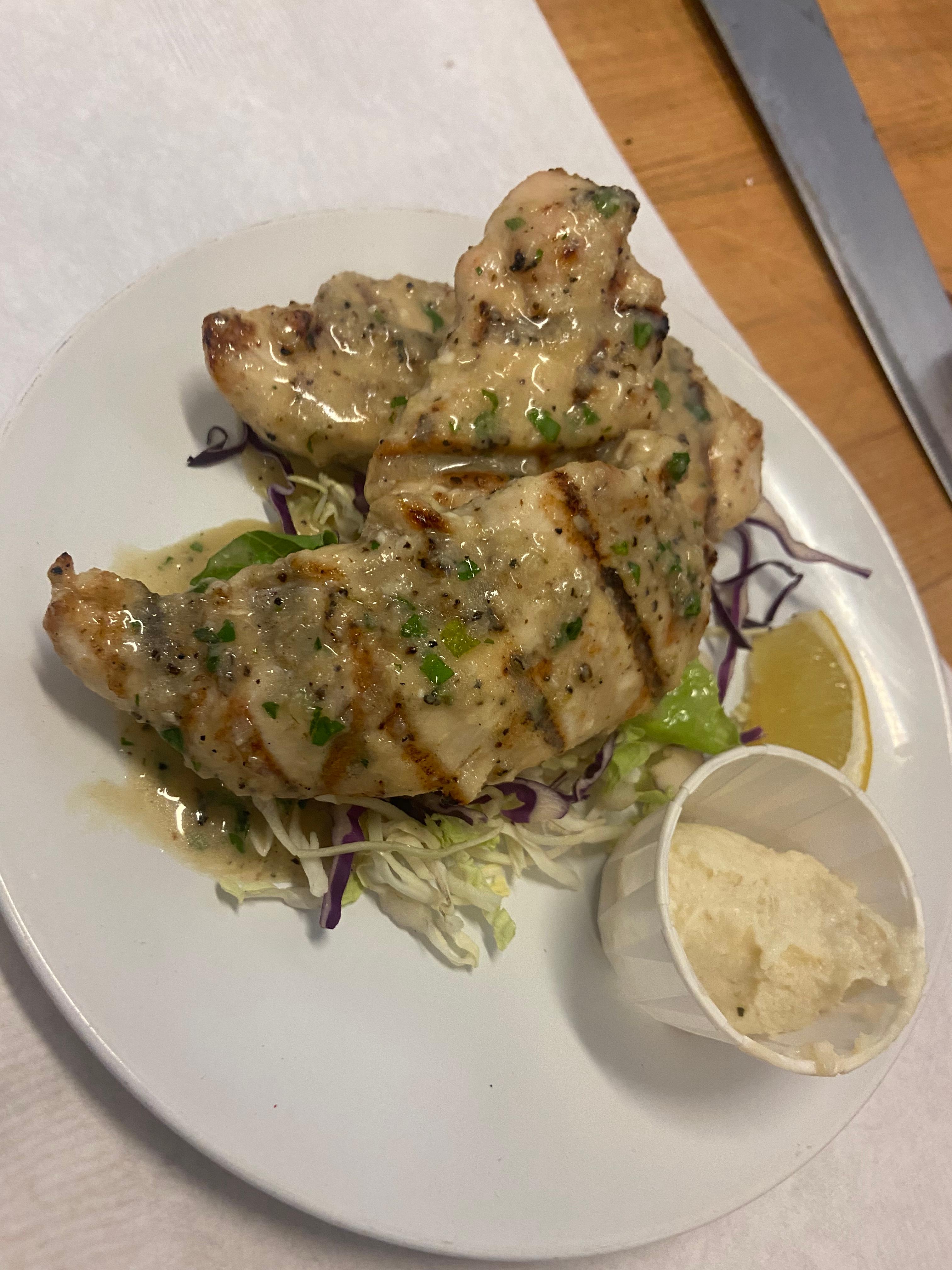 Grilled Chicken Tenders (2 pcs).