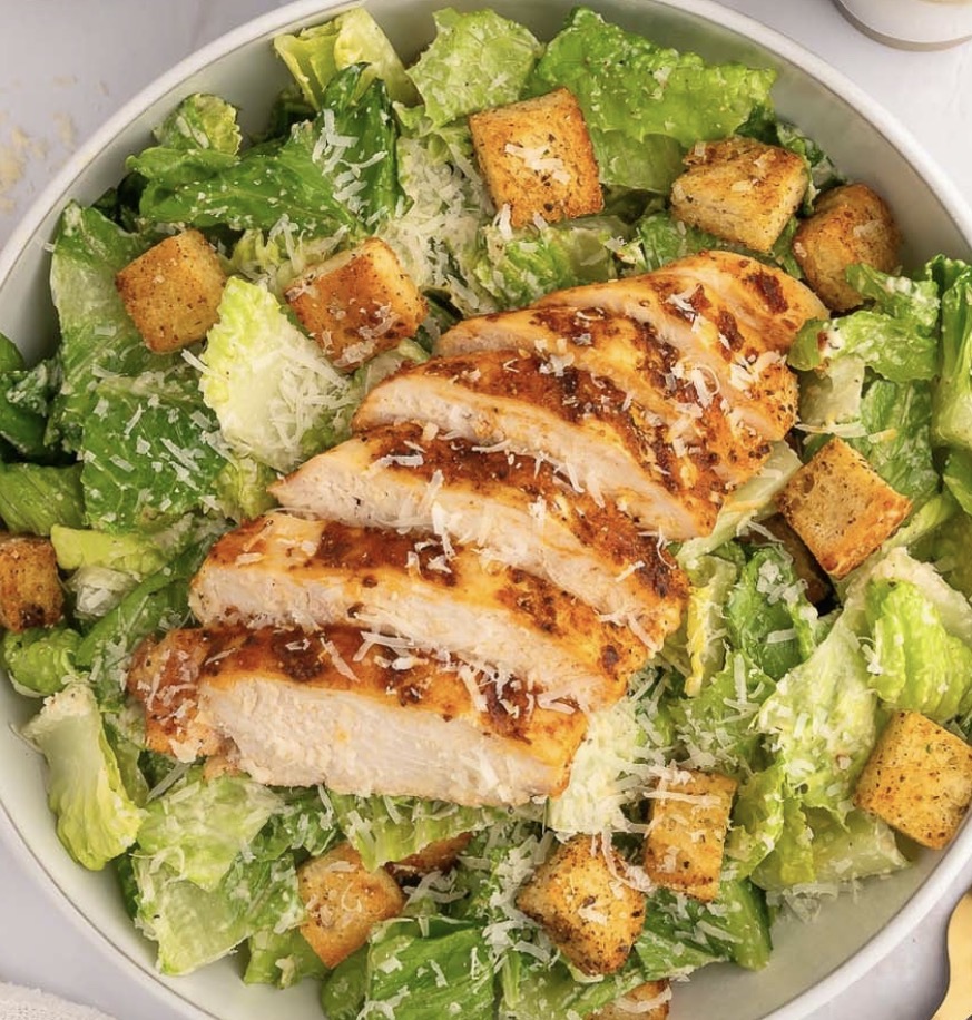 Grilled Chicken Caesar Salad.