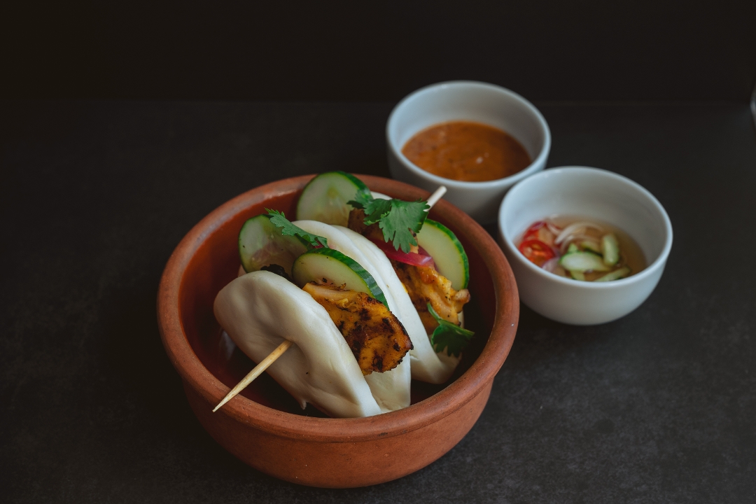 Chicken Satay Bun.