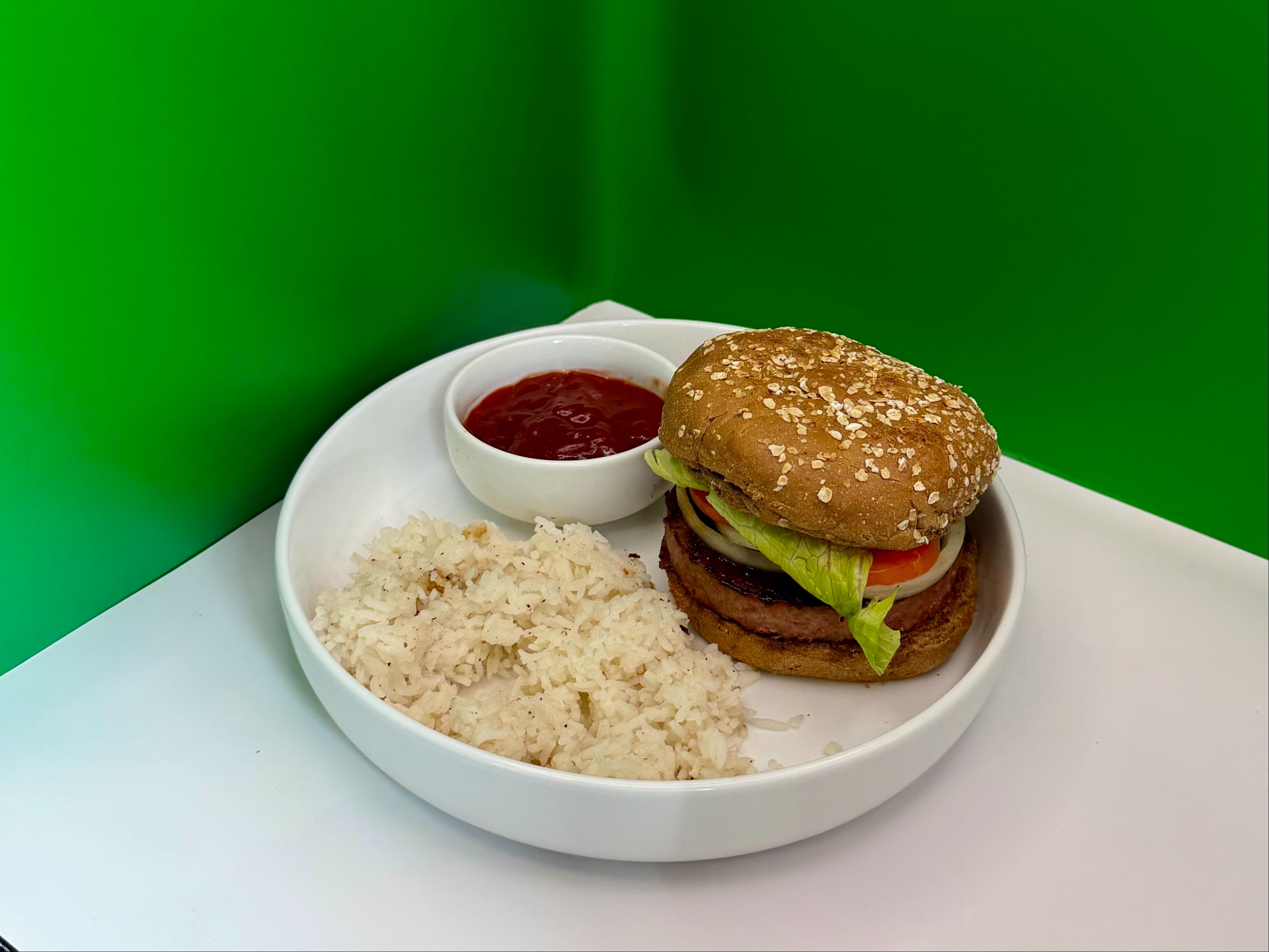 Plant Based Burger.