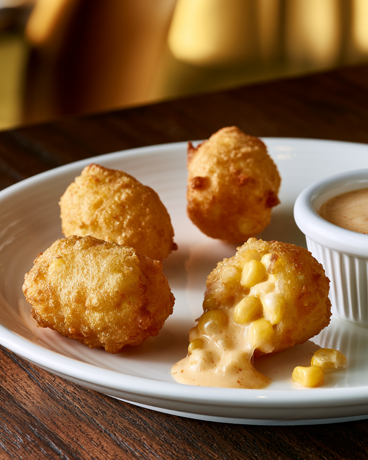 Three-Cheese Corn Bites.