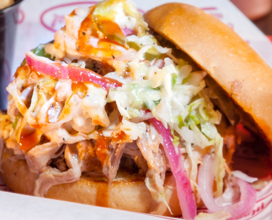 Pulled Pork Sandwich Solo.