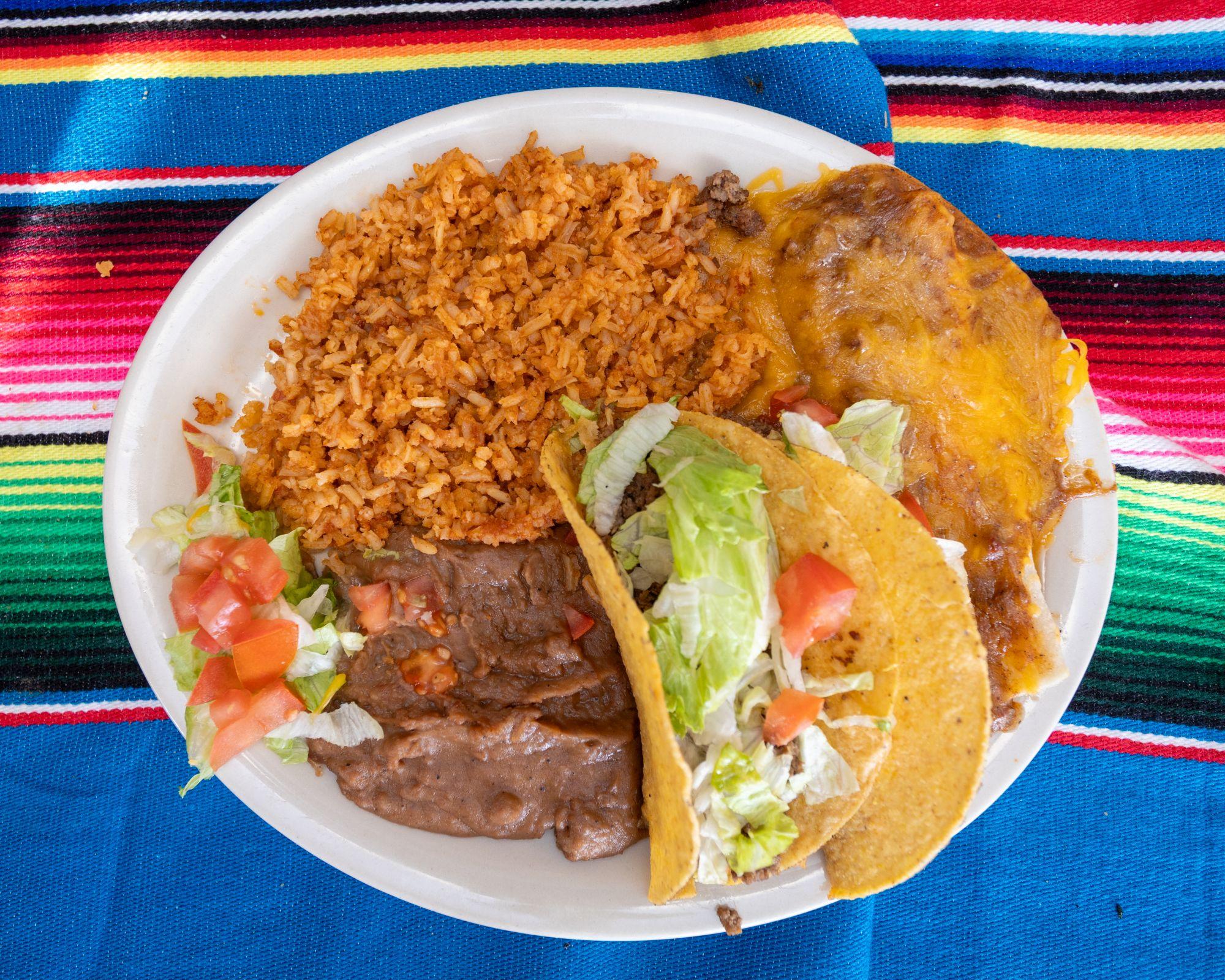 Tres Amigos Plate.