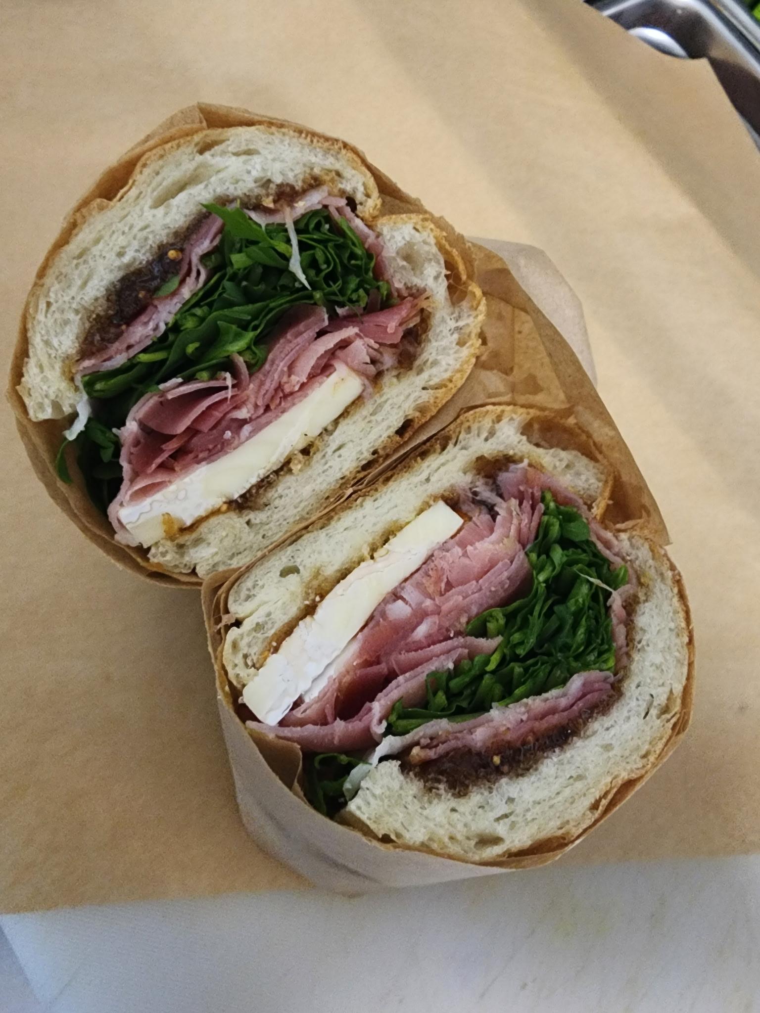 Brie, Prosciutto & Arugula.