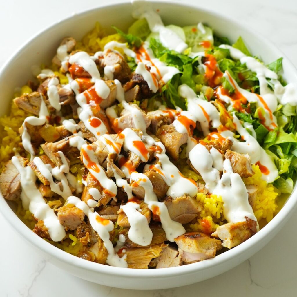 NY Style Chicken Over Rice.