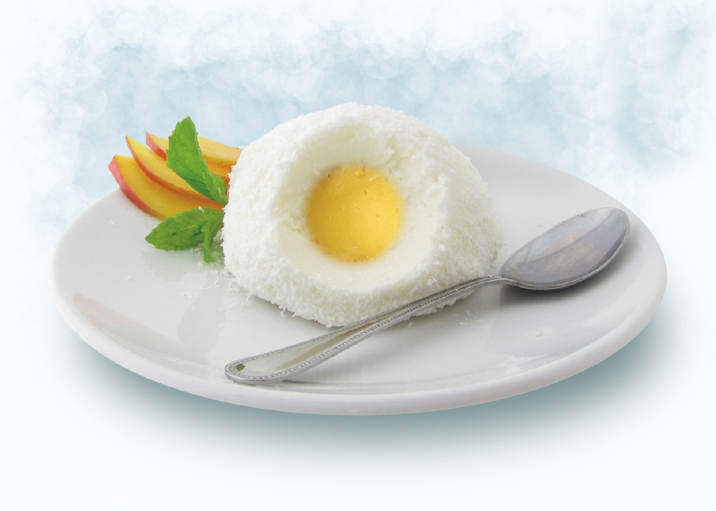 Coconut Mango Gelato Mound.