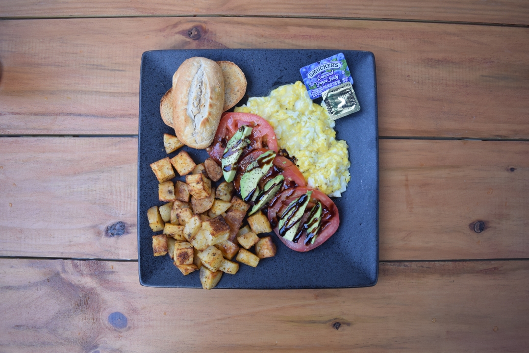 Avocado Egg Platter.
