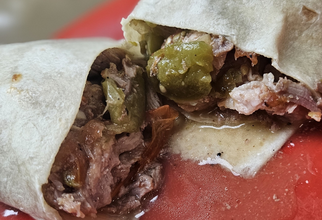 Chile Verde Burrito.