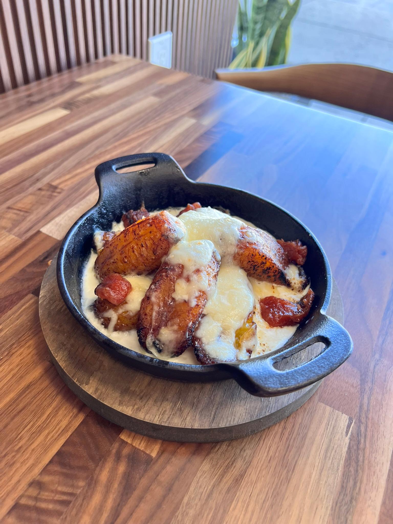 Sweet Plantain "Au Gratin".