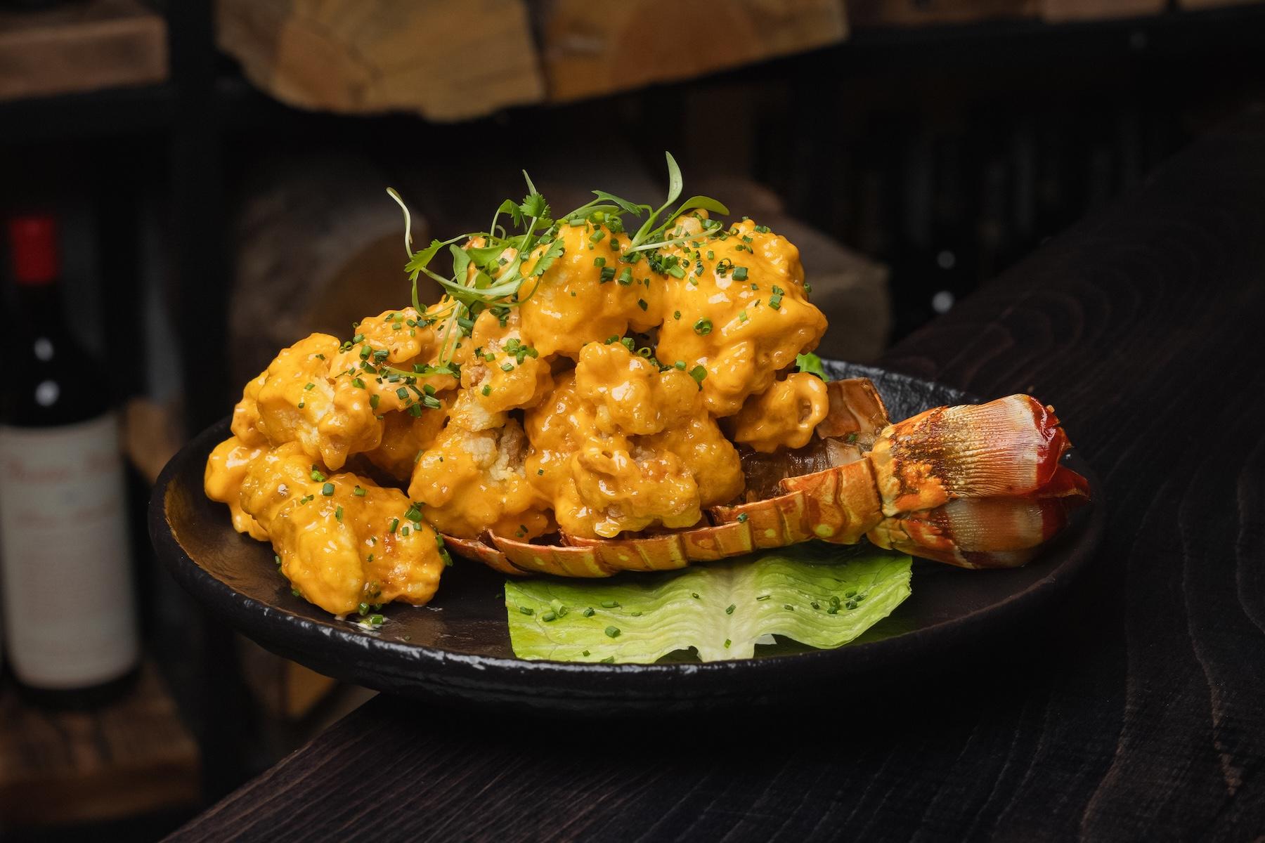 Rock Lobster Tempura.