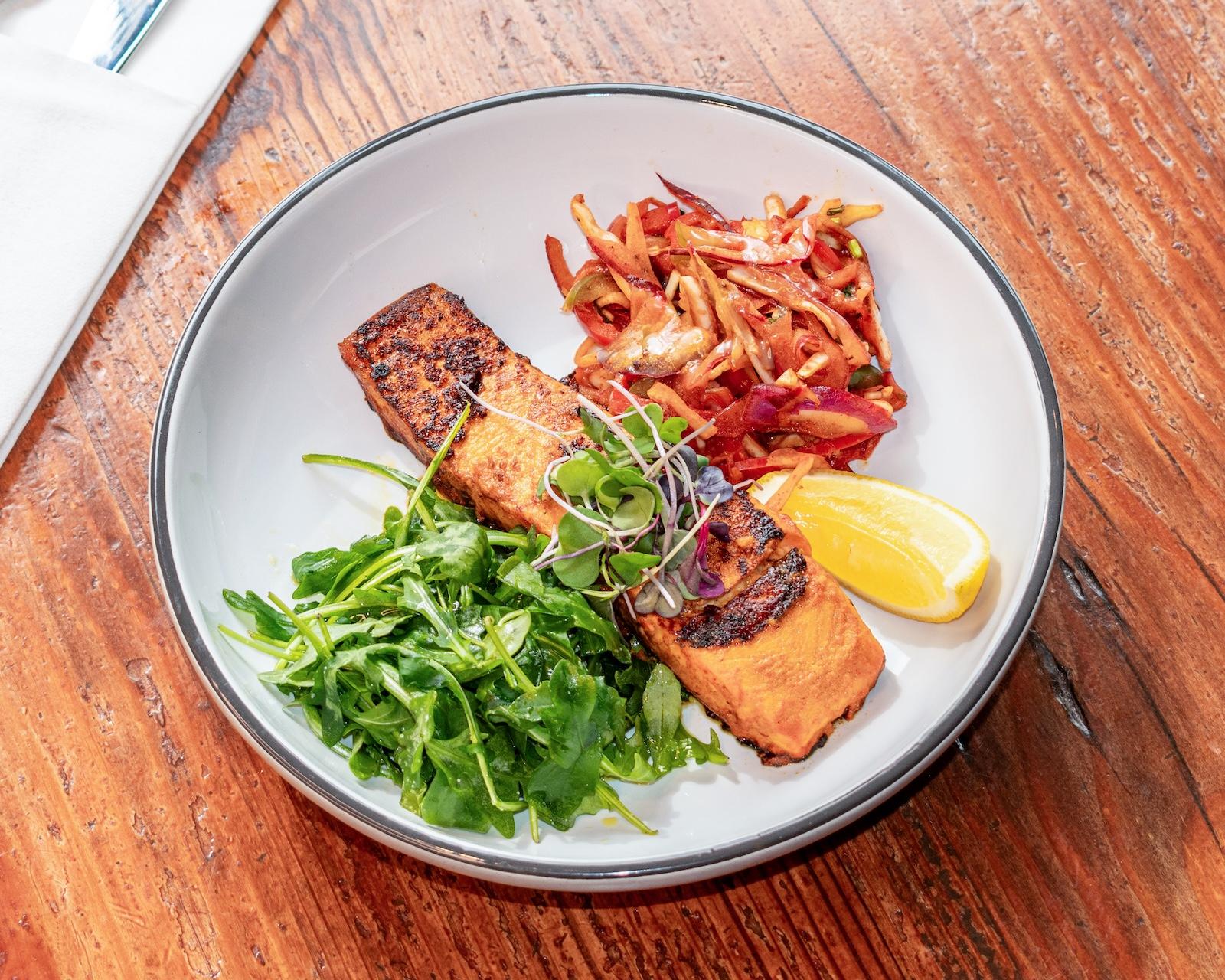 Tandoori Salmon.