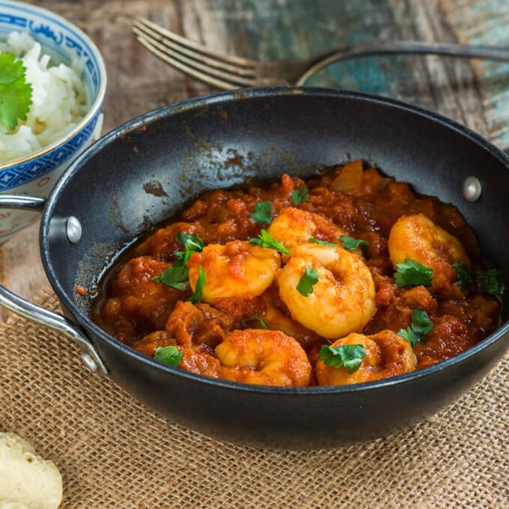 Shrimp Tikka Masala.