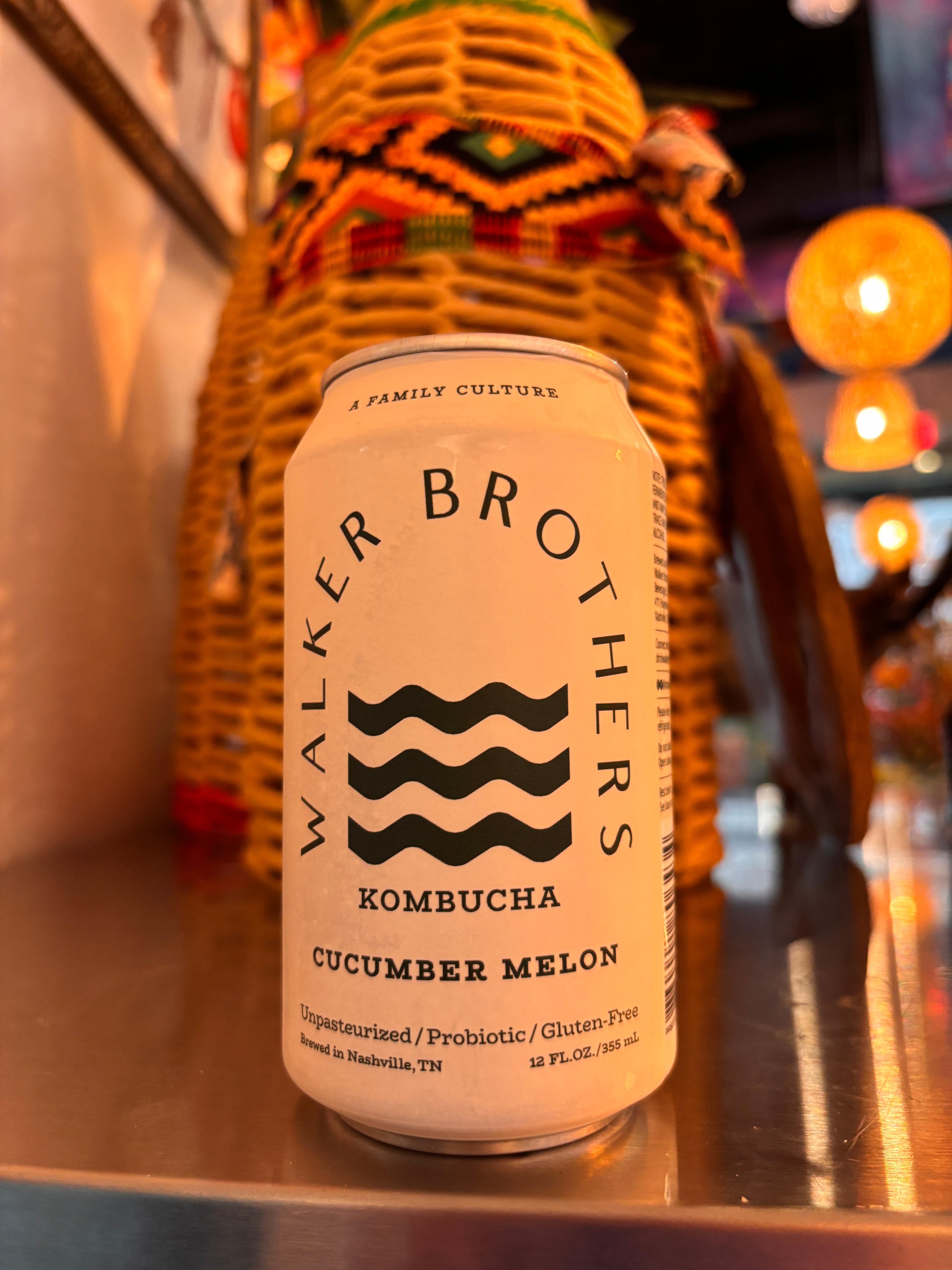 Walker Brothers Kombucha Cucumber Melon.
