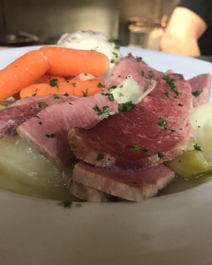 Corned Beef & Cabbage.