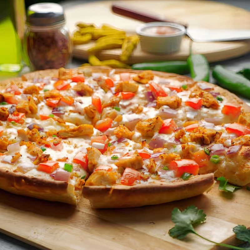 Detroit Halal Butter Chicken Pizzatwist.